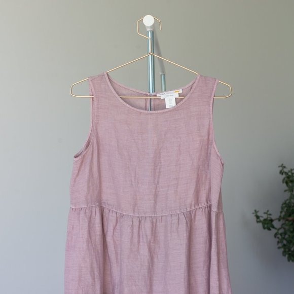 100% Linen Dress Mauve colour from C&C California - Picture 4 of 16